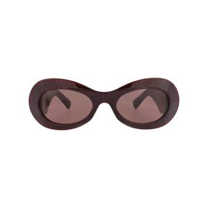 Gucci Round-Frame Recycled Acetate Sunglasses Purple Womens